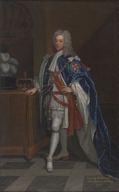 Retrato del Rey Jorge II cuando era Príncipe de Gales (1683-1760) de George Hamilton Constantine